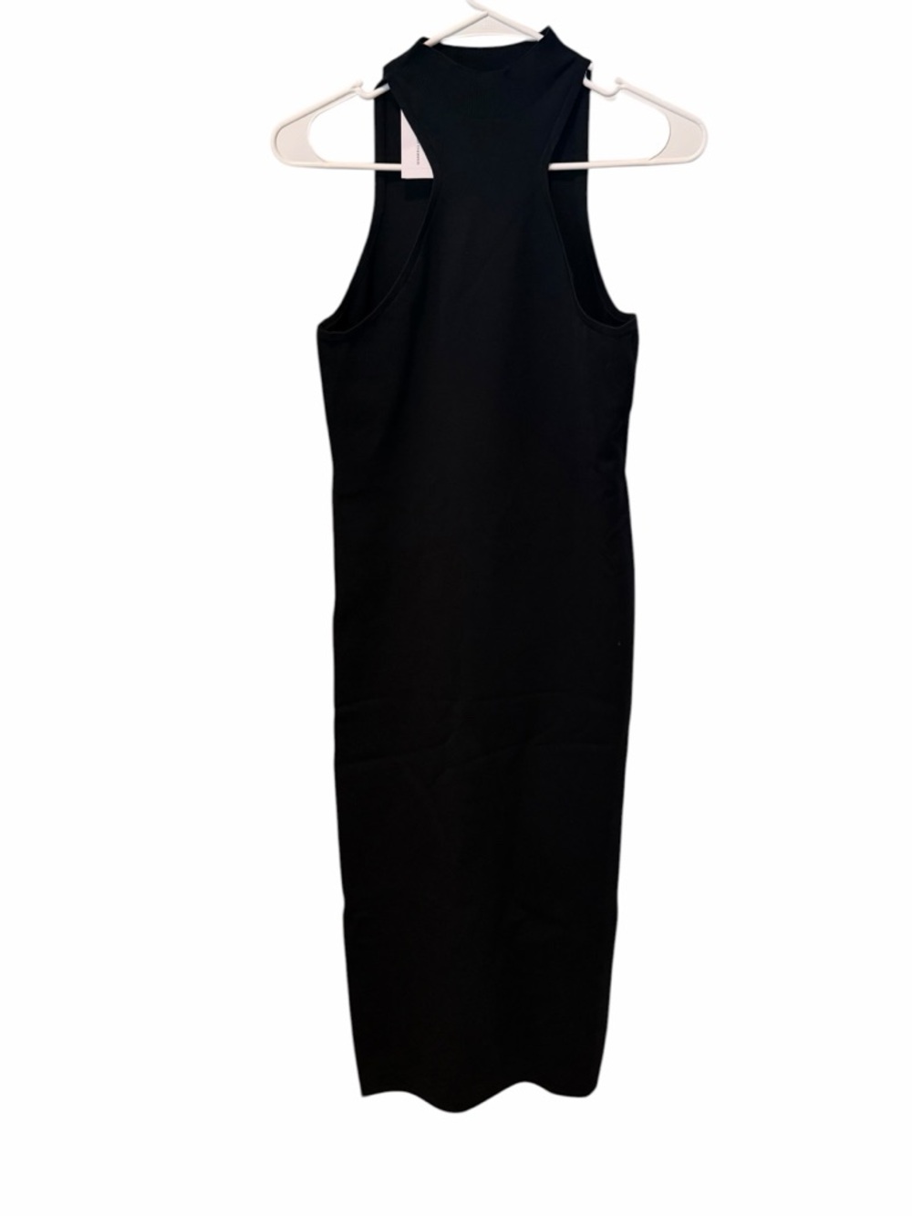 525 America Black Sleeveless Mock Neck Midi Sweater Dress NWT Small